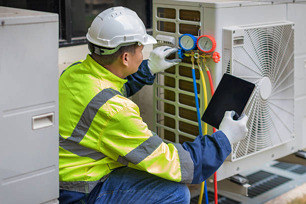 Professional Hvac technician working in Lumberville, PA